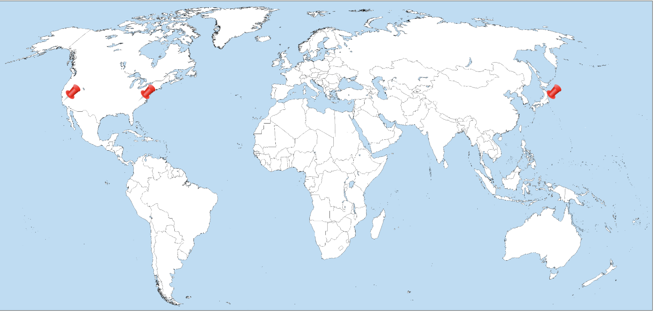Global CoE Map